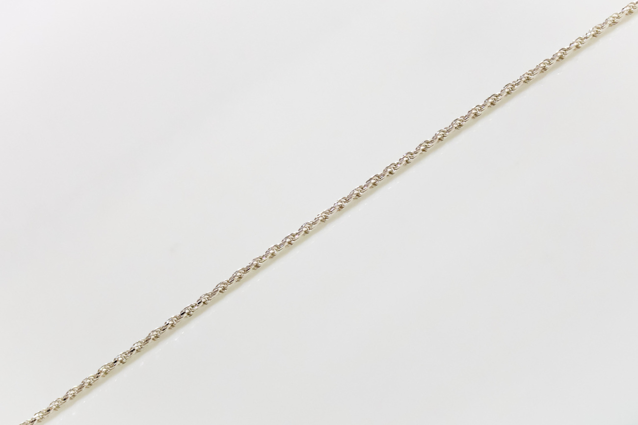 שרשרת כסף חבל